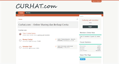 Desktop Screenshot of curhat.com
